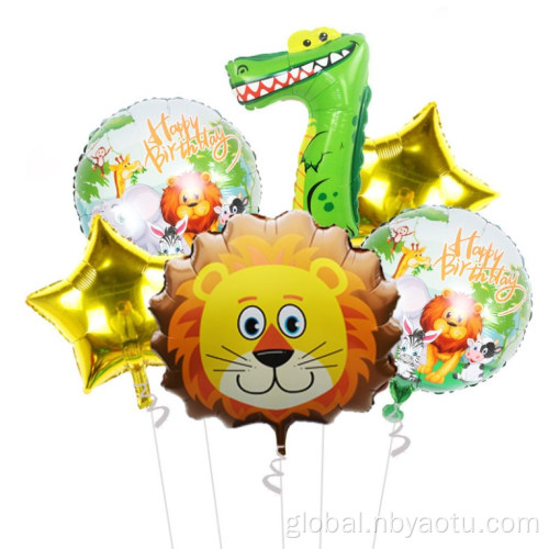 China Jungle Safari Theme Party Balloon Garland Animal Balloons Supplier